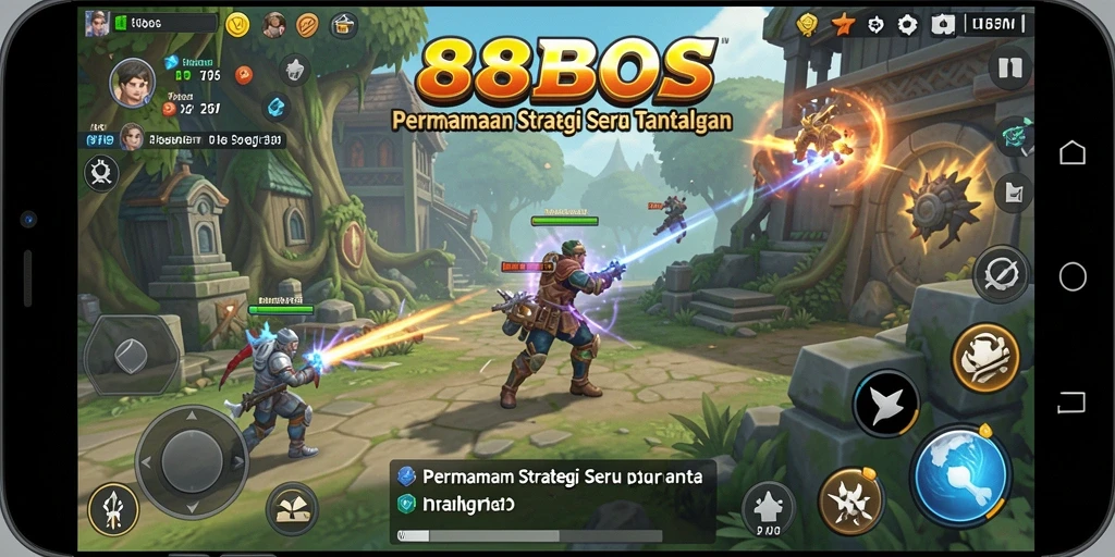 Tampilan gameplay 88BOS yang penuh taktik dan strategi menarik.
