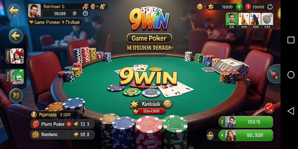 Gameplay poker yang menegangkan dari 9WIN dengan grafis yang menawan.