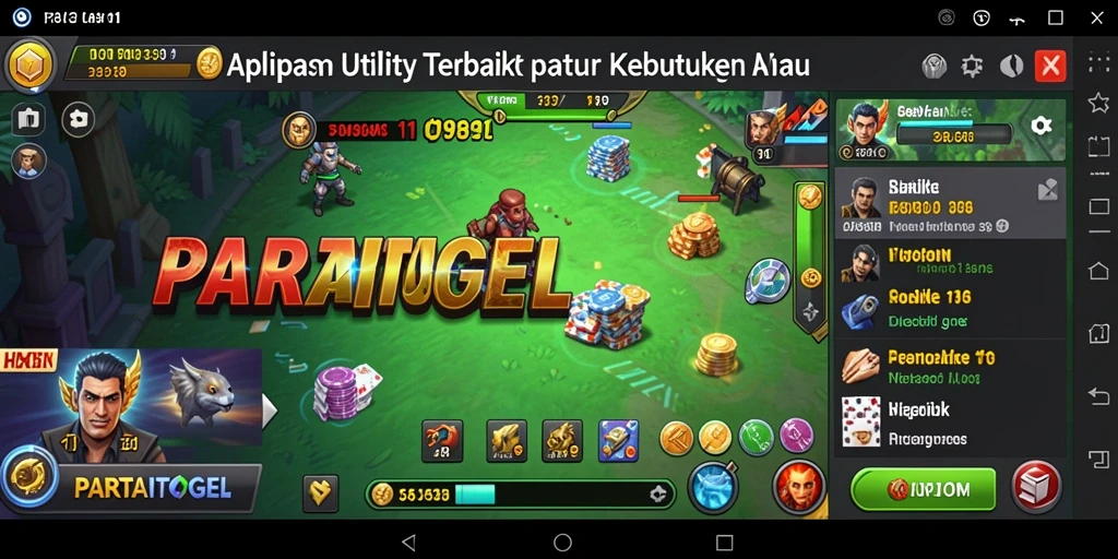Tampilan antarmuka PARTAITOGEL yang bersih dan modern.