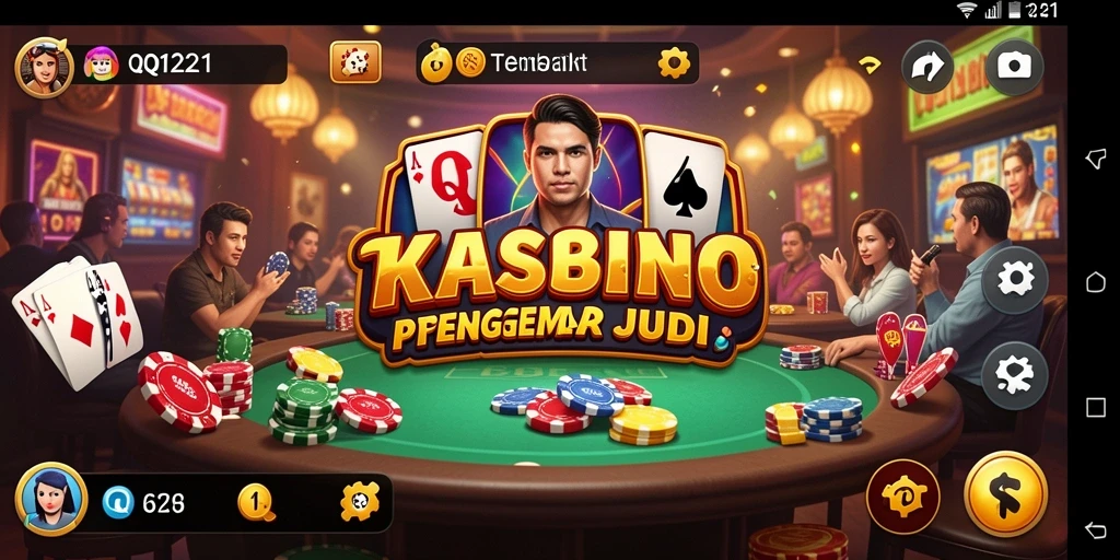 Tampilan gameplay Kasino yang mengasyikkan di QQ1221.
