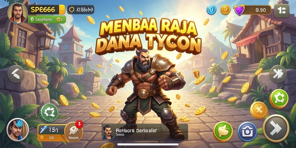 Screenshot menampilkan gameplay seru SP666 dalam mengelola bisnis.